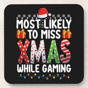 Porta-copo Mais Propenso a Perder o Natal Enquanto Jogos Jogo