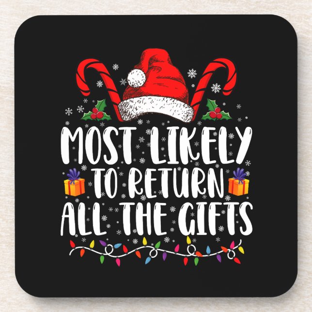 Porta-copo Mais Provável Para Devolver Todos Os Presentes De  (Frente)