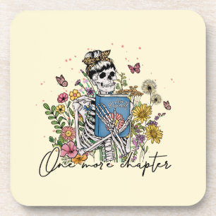 Porta-copo Mais um Capítulo Esqueleto Floral