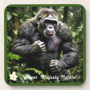 Porta-copo "Majestade da Floresta de Gorilla"