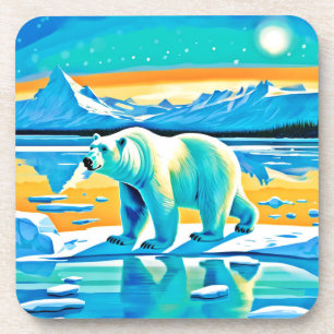 Porta-copo Majestade Polar: Paisagem Ártica