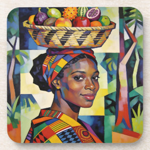 Porta-copo “Makena” - Geometria da Beleza - História Negra