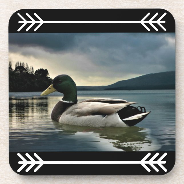 Porta-copo Mallard Duck No Lago (Frente)