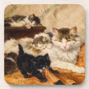 Porta-copo Mamãe e Seus Gatinhos