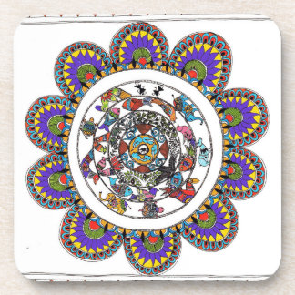 Porta-copo mandala coasters
