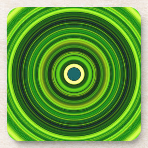 Porta-copo Mandala Verde Geomagnética - 64555