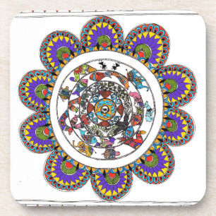 Porta-copo mandalas protetores de copos
