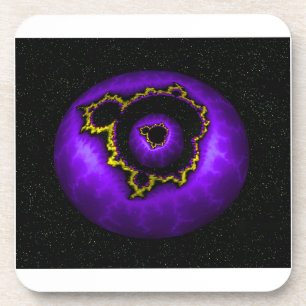 Porta-copo Mandelbrot Roxo Em Um Mandelbrot