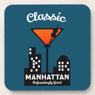 Porta-copo Manhattan Cocktail Wall Art