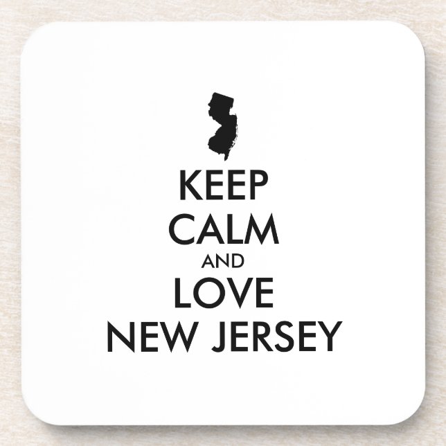 PORTA-COPO MANTENHA CALMO E AMES PERSONALIZÁVEIS NOVO JERSEY (Frente)