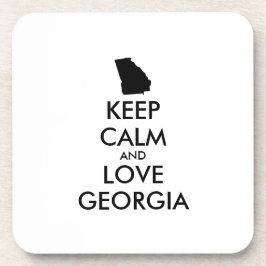 Porta-copo MANTER CALMA E AMAR GEÓRGIA personalizáveis