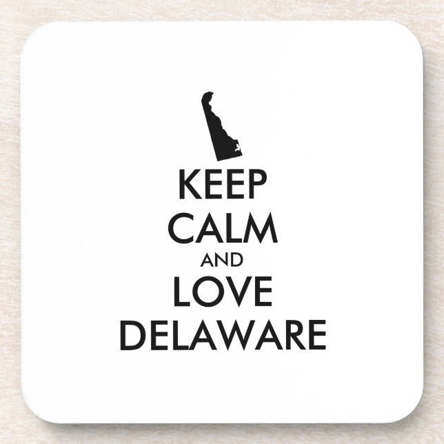 Porta-copo MANTER CALMA E AMOR personalizáveis (Frente)