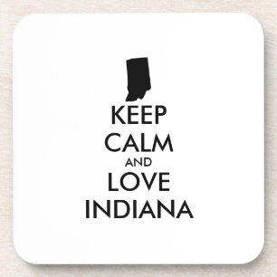Porta-copo MANTER CALMA E AMOR personalizáveis INDIANA