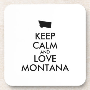 Porta-copo MANTER CALMA E AMOR personalizáveis MONTANA