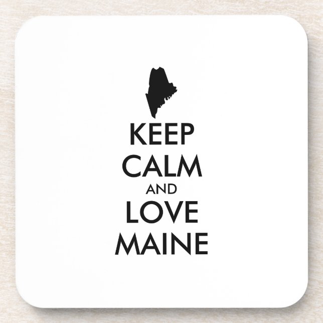 Porta-copo MANTER CALMO e AMOR personalizáveis (Frente)