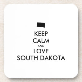 Porta-copo MANTER CALMO E AMOR personalizáveis DAKOTA DO SUL