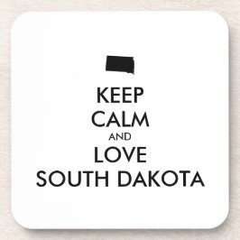 Porta-copo MANTER CALMO E AMOR personalizáveis DAKOTA DO SUL