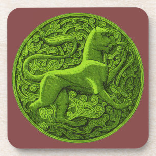 Porta-copo manticore em verde