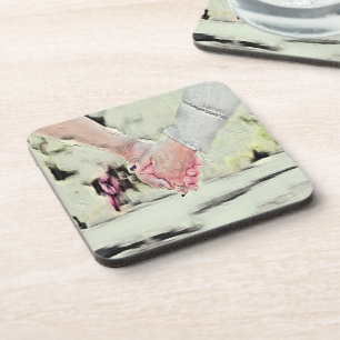 Porta-copo Mãos na mão