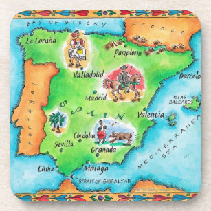 Porta-copo Mapa da espanha