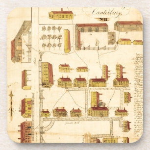 PORTA-COPO MAPA DA VILA DO ABANADOR, 1849