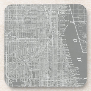 Porta-copo Mapa de Chicago