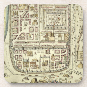 Porta-copo Mapa de Jerusalem e dos arredores, 'de C