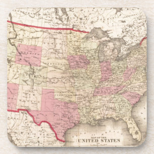 Porta-copo Mapa dos Estados Unidos 5