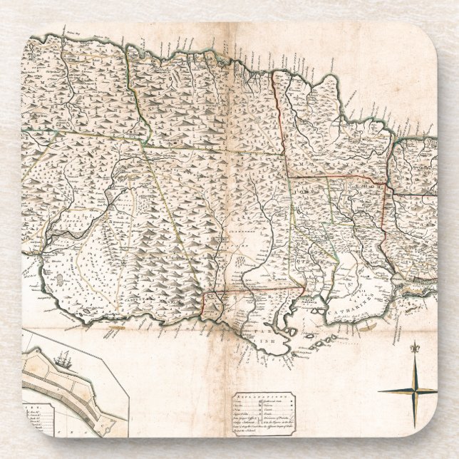 PORTA-COPO MAPA: JAMAICA, 1755 2 (Frente)