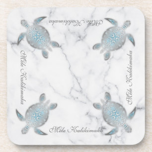 Porta-copo Marble Mele Kalikimaka 