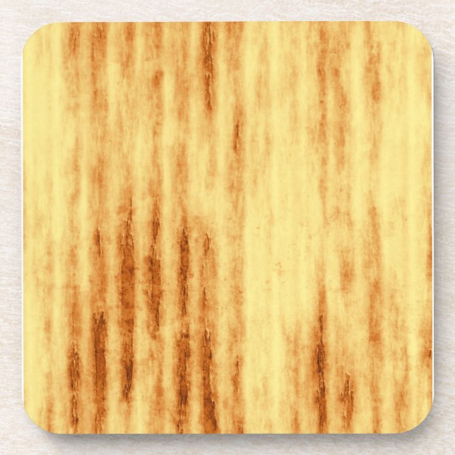 Porta-copo Marcas castanhas em amarelo (Frente)