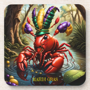 Porta-copo Mardi Gras Crawfish