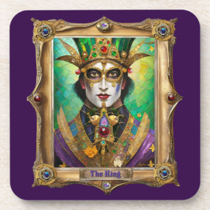 Porta-copo Mardi Gras Realm Retratos - O Rei