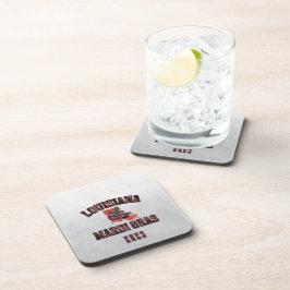 Porta-copo Mardi Gras Red Black