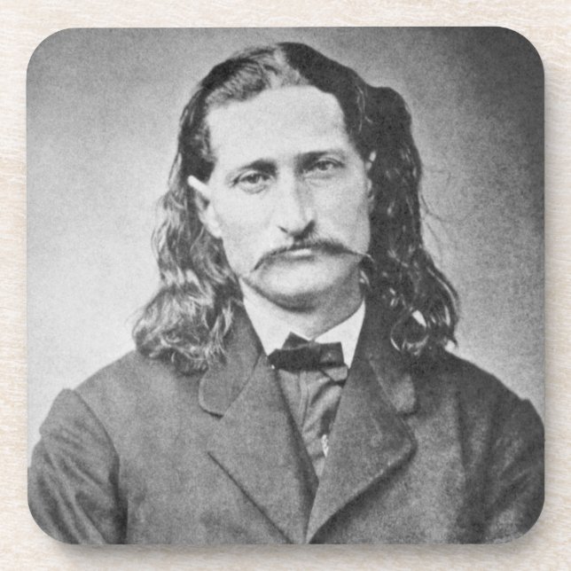 Porta-copo Marechal Wild Bill Hickok Pistoleiro do Velho Oest (Frente)