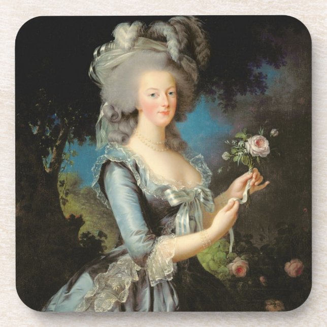 Porta-copo Marie Antoinette com um rosa, 1783 (Frente)