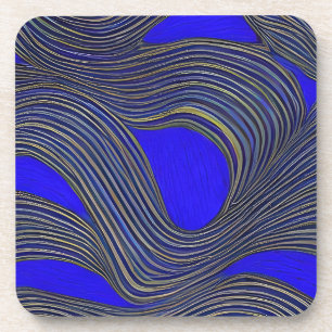 Porta-copo Marinhas Abstratas Ondas Fragmentadas 18