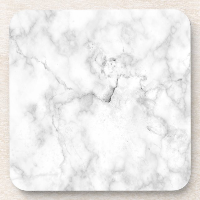 Porta-copo Mármore branco (Frente)