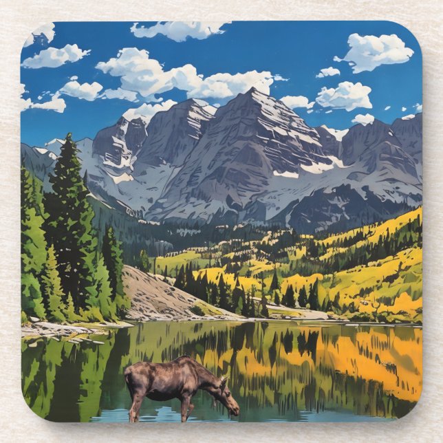 Porta-copo Maroon Bells (Frente)