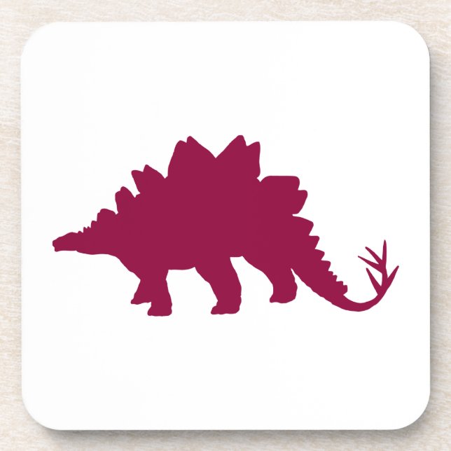 Porta-copo Maroon Dinosaur (Frente)
