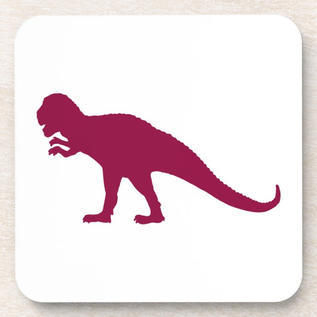 Porta-copo Maroon Dinosaur (Frente)