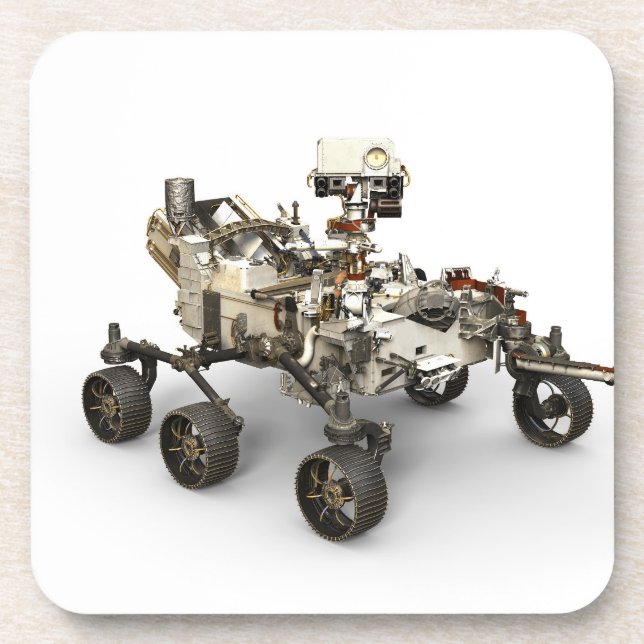 Porta-copo Mars Perseverance Rover Em Fundo Branco. (Frente)