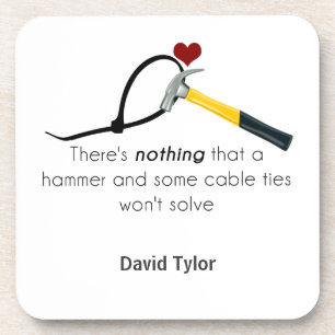 Porta-copo Martelo e correia