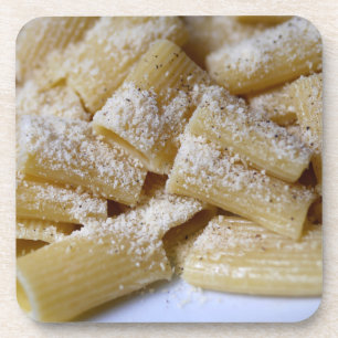 Porta-copo Massas alimentícias com queijo parmesão