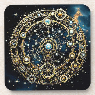 Porta-copo Mecanismo Celestial Arte Cósmica