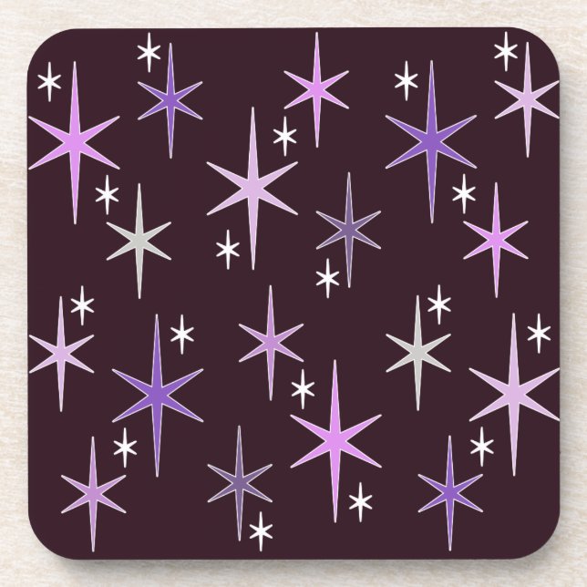 Porta-copo Meio século Modern Star Sky Purple (Frente)
