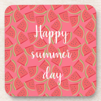 Porta-copo Melancia Rosa Moderna, Verão