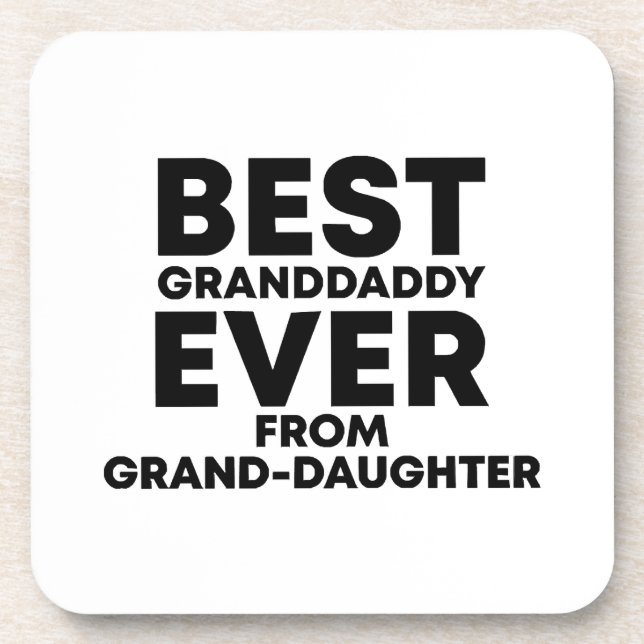Porta-copo Melhor avô de neta (Frente)