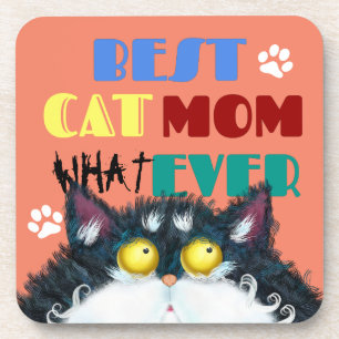 Porta-copo Melhor Gato Mãe Gato Nunca Rumpy Gato Engraçado 