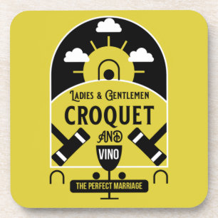 Porta-copo Melhor Jogo Croquet Engraçado